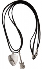  Ожерелья c двумя, тремя кулонами имеют шнуры из кожи длиной 75 см, цепочки олова с серебром длиной 75 см – коллекция ID Bico подарок мужчине парню 