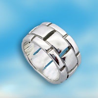  Мужские кольца из серебра с орнаментом 