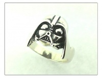 Кольцо серебро " Darth Vader"